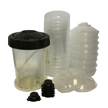 AFS-1646 PPS 2.0 STARTER KIT 28OZ (850ML) PRESS.W 10 LNRS & LIDS (850 ML) ALONG W SEALING CAPS.