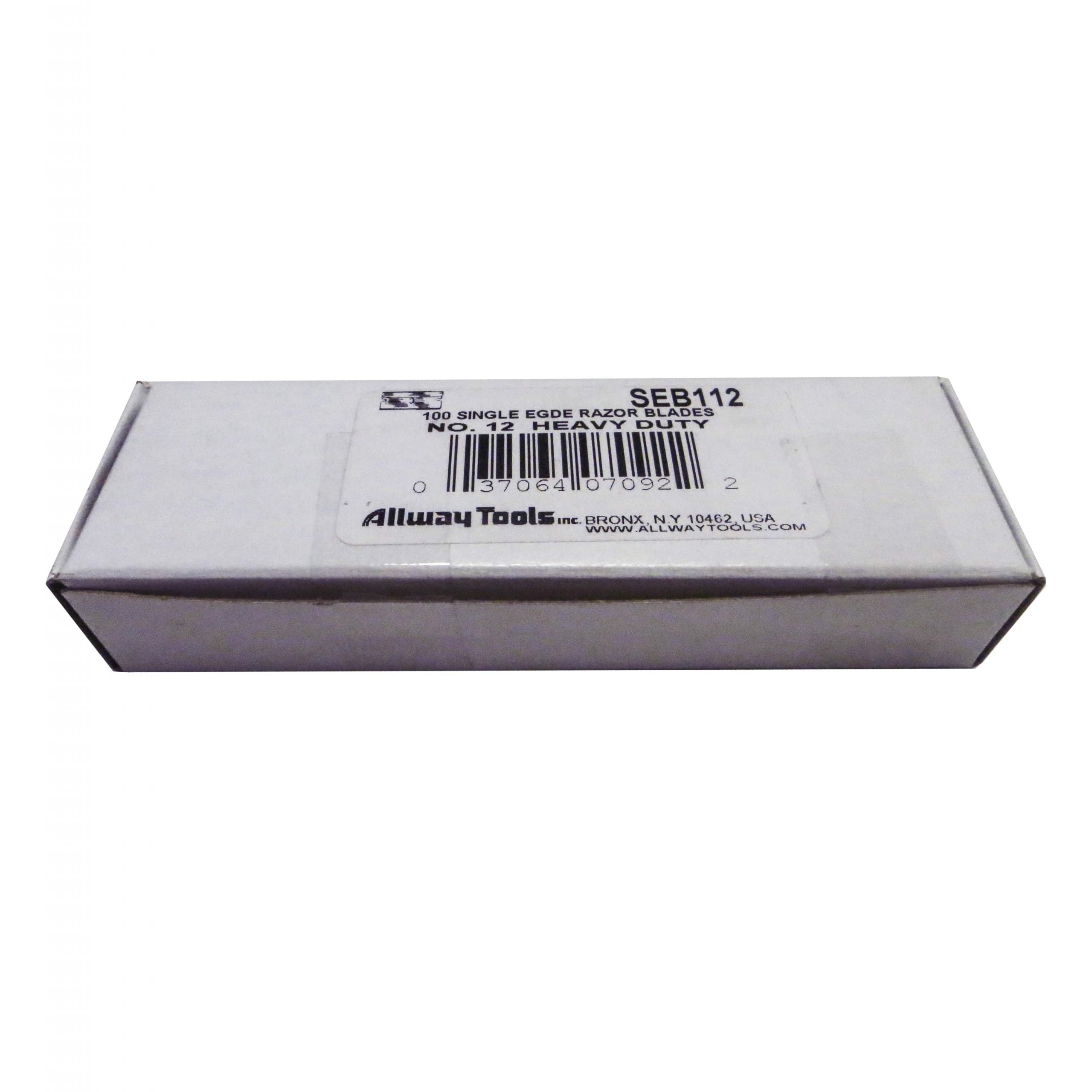 SEB112 #12 SINGLE EDGE RAZOR BLADES