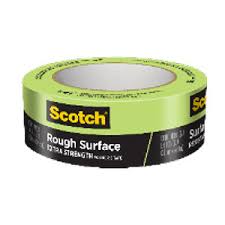 7000126658 SCOTCH ROUGH SURFACE PAINTER'S TAPE 2060-48TR-BK, 1.88 IN X 60.1 YD (48MM X 55M)