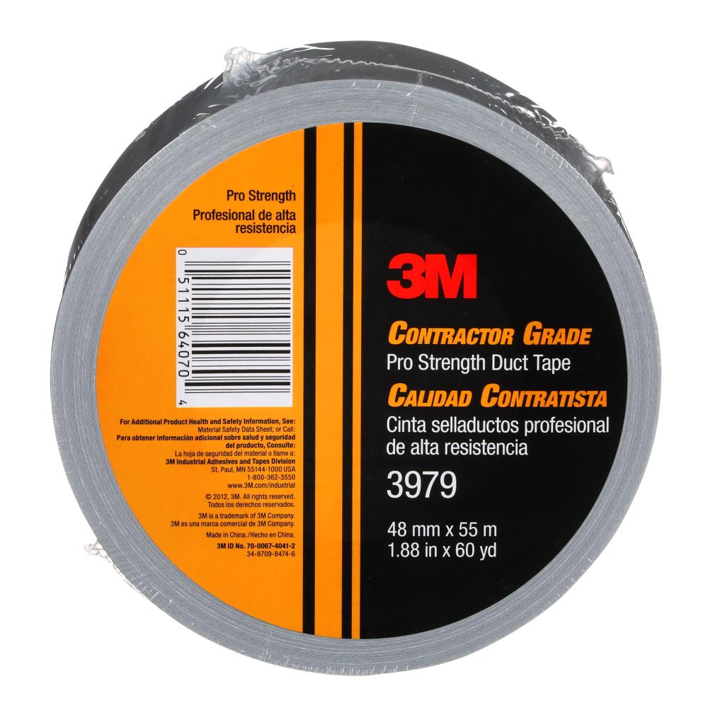 7010375912 3979 SILVER CONTRACTOR GRADE DUCT TAPE 1.88X60YD
