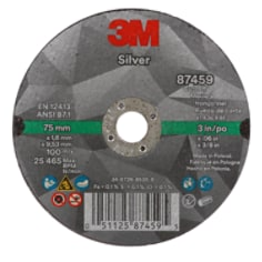 7100139210 SILVER 3X.060X3/8 CUTOFF WHL T1 50/CS