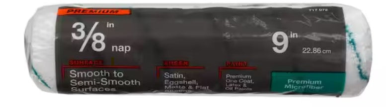 RC 173-9 9 in. x 3/8 in. Microfiber Paint Roller Cover