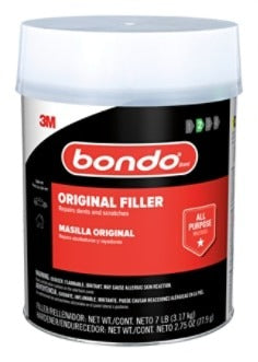 7100307657 BONDO® ORIGINAL FILLER OR-GAL-ES, 7LB, 2/CASE