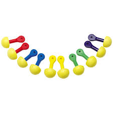 7000002308 E-A-R EXPRESS Pod Plugs Earplugs 321-2200, Uncorded, Assorted Color Grips, Pillow Pack