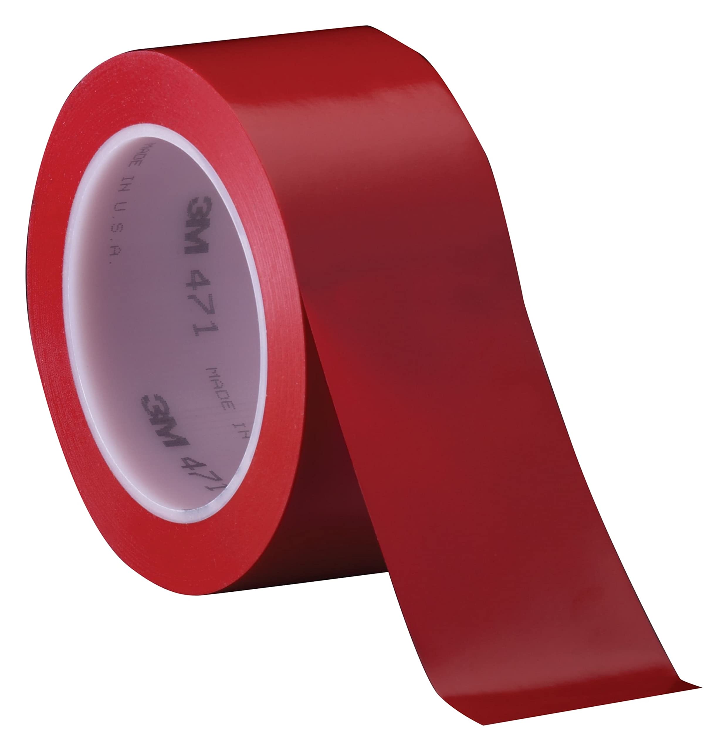 PE357255RP 72MM X 55M RED VINYL TAPE
