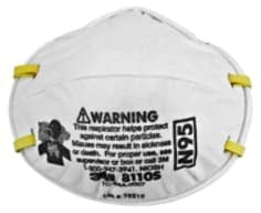 3M™ PARTICULATE RESPIRATOR 8110S, N95