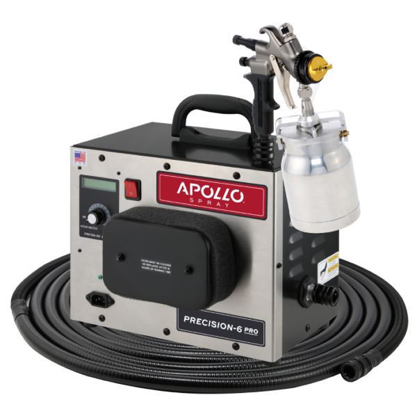 P6PRO-110-7700QT TURBINE SPRAY SYSTEM. PRECISION-6 PRO, A7700QT W/AIR HOSE