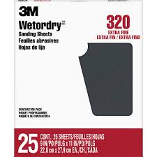 7000126425 WETORDRY 9X11 320G SHEET 25/PK 10PK/CS99421NA