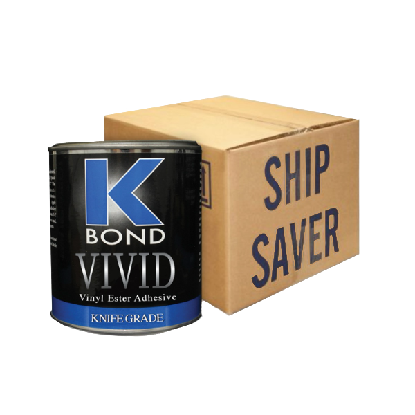 EPOX-70658 K-BOND VIVID ULTRA LOW COLOR ADHESIVE KNIFE GRADE 5 GALLON - SHIP SAVER