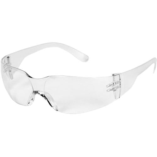 250-01-0900 ZENON Z12 RIMLESS SAFETY GLASSES WITH CLEAR TEMPLE, CLEAR LENS AND ANTI-SCRATCH COATING