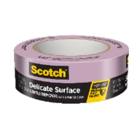 7100185009 SCOTCH DELICATE SURFACE PAINTER'S TAPE 2080-48EC, 1.88 IN X 60 YD (48MM X 54,8M)